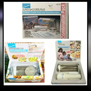 Super Shooter And Accessory Set Cookie Appetizer Decorator Party Dinner Holiday